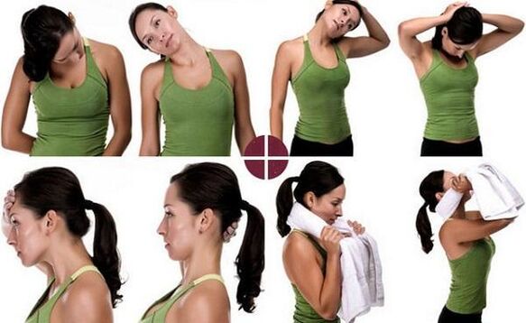 Exercices du cou d'osmigondrose